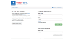 Desktop Screenshot of clienti.turistinfo.ro