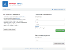 Tablet Screenshot of clienti.turistinfo.ro